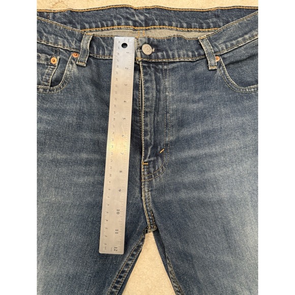 Levis 511 Jeans Slim Fit Medium Wash Denim Mens 38x30 Blue - Picture 6 of 7